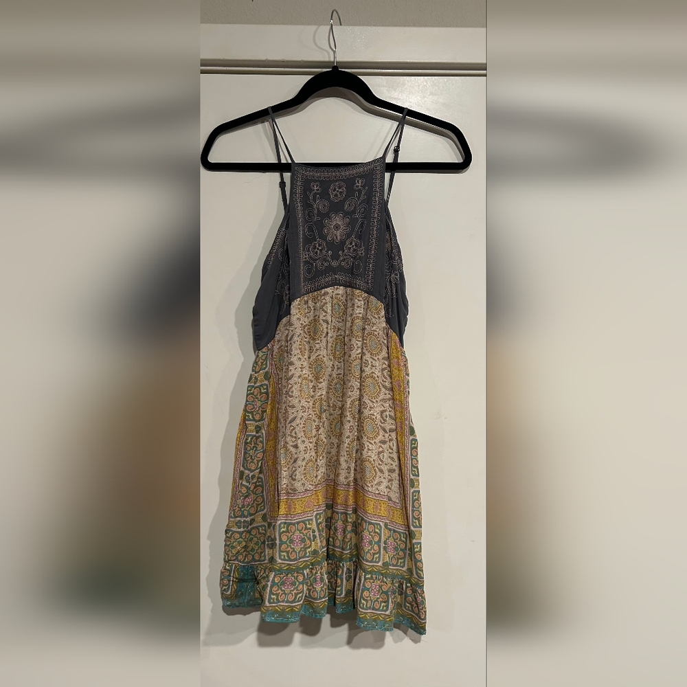 Bohemian Floral Mini Dress